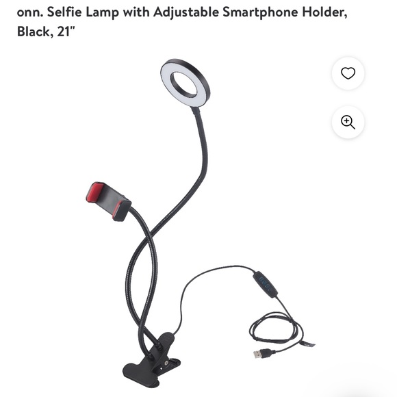 Selfie ring light with phone stand - Picture 2 of 6